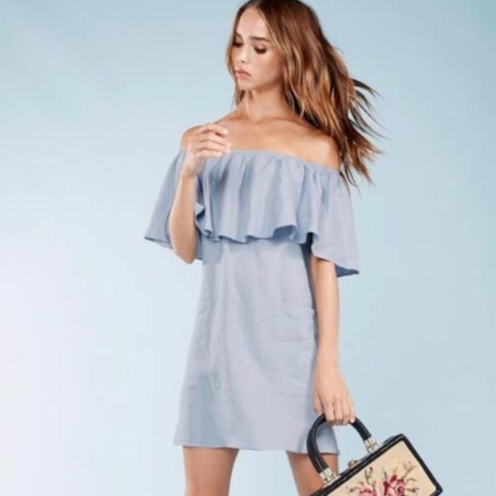 Reformation Tennessee linen mini dress